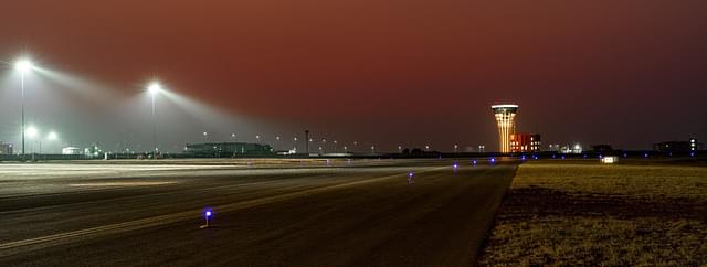 ATC and runway.