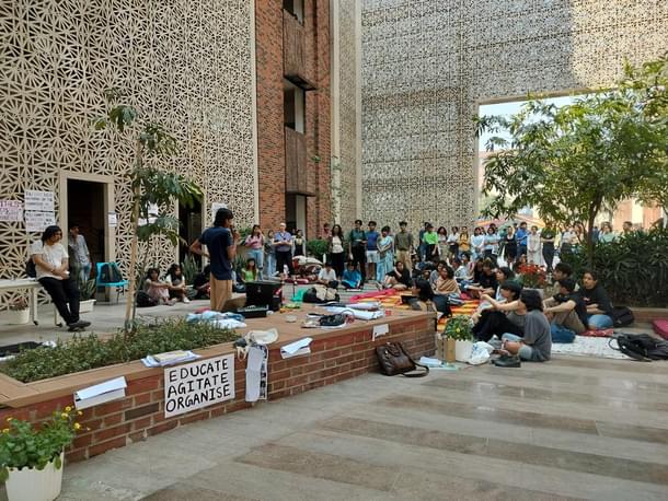 Anil Kumar Bahariya addressing a gathering of SJF.