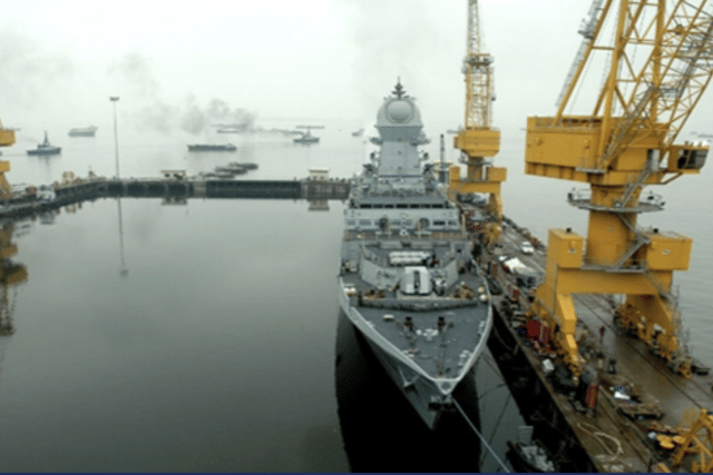 India’s Biggest Floating Dry Dock Moves Closer To Assembly At Mazagon Dock’s Nhava Yard