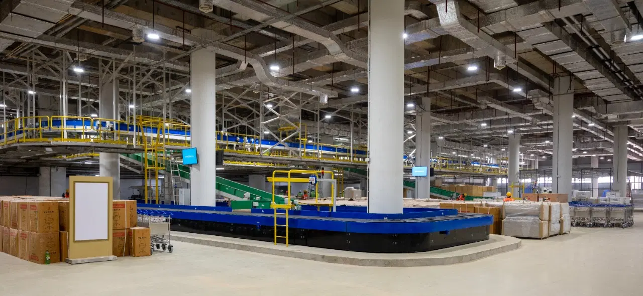 Cargo and logistics facility.