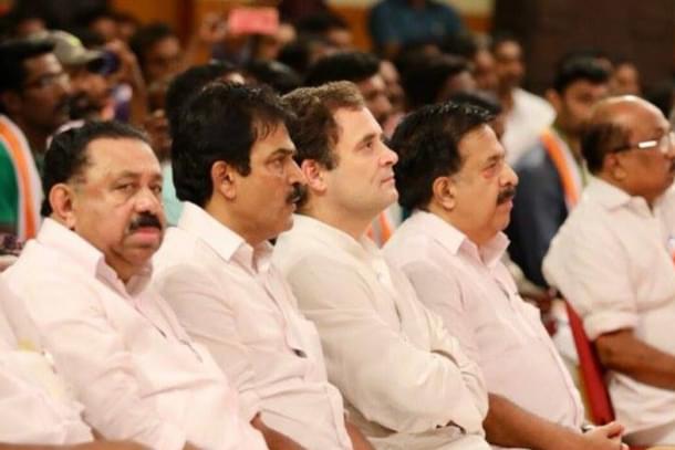 Congress leaders from Kerala with Rahul Gandhi (Facebook)