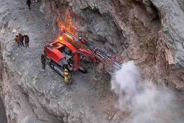 India building infrastructure at a brisk pace along the China border.