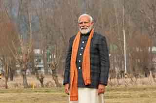 PM Narendra Modi in Srinagar on 7 March 2024