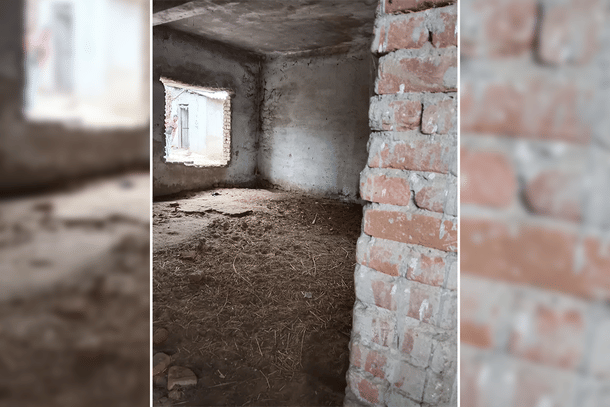 A classroom at a school in Rampur.