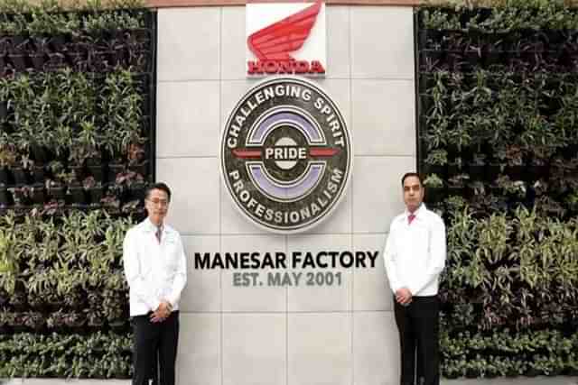 Honda Motorcycle and Scooter India Manesar facility.