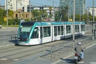 A tram. (Wikipedia)