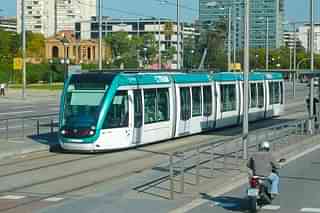 A tram. (Wikipedia)