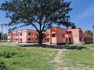 The new school and hostel block. 