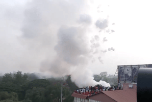 Thrissur Pooram's iconic fireworks display (Pic Via Twitter)