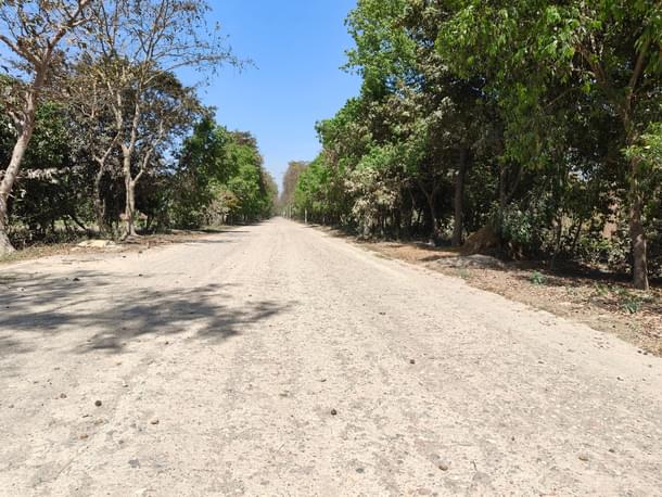 A road from Gajraula to the Bengali colony being developed ahead of polls in Pilibhit.
