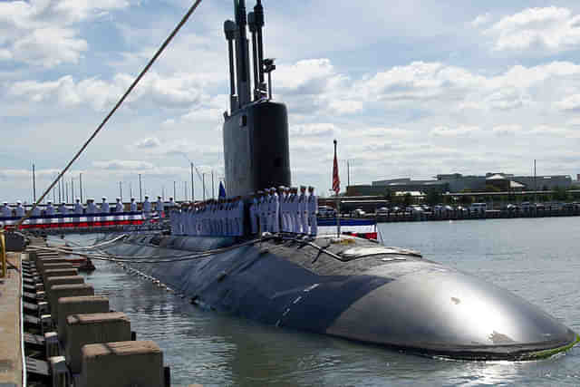 File photo of United States Virginia class submarine which the Australian Navy will acquire in the 2030s.