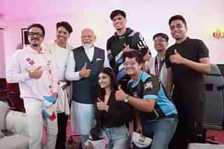 PM Modi with India's top gamers