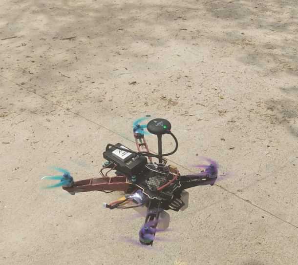 A drone with the Agam autopilot