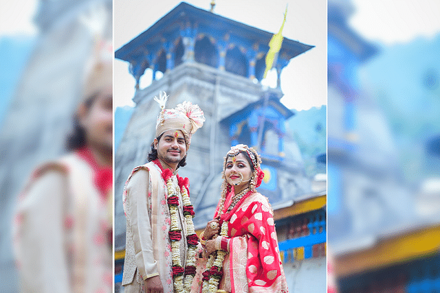 Wedding festivities at the Triyuginarayan Temple. (Image credits: Vinay Topal)