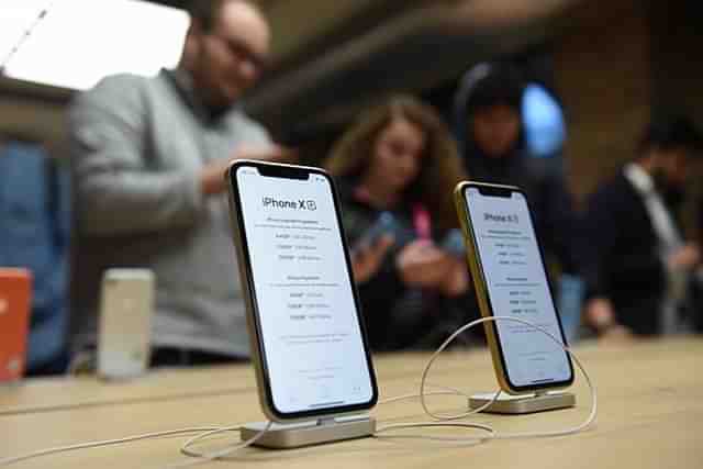 Apple iPhone smartphones being displayed at a store in London. (Representative image) (Photo by Stuart C Wilson/Getty Images) 