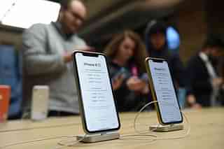 Apple iPhone smartphones being displayed at a store in London. (Representative image) (Photo by Stuart C Wilson/Getty Images) 