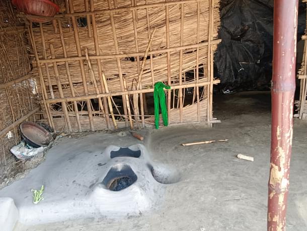 A Santhal family's kitchen. (Image credit: Abhishek Kumar)
