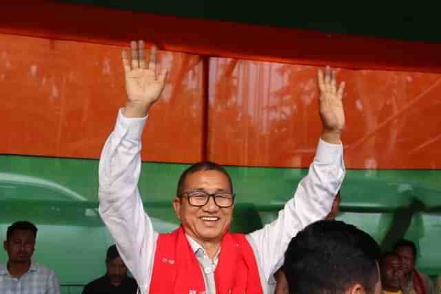 BJP's Diphu Lok Sabha candidate Amarsing Tisso.