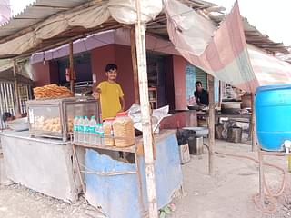 A sweet shop at Kajha chowk.