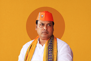 BJP's Tripura West candidate Biplab Deb.