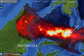 Ruang volcano shown in map (Credit:@PlatformAdam)