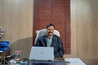 Ajendra Ajay in his office. (Image: Sumati Mehrishi)