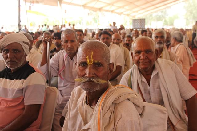 Farmers from Brajbhoomi support Modi-Yogi team. (Image credit: Sumati Mehrishi)