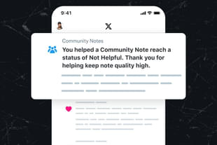 A community note can be marked helpful or not helpful.