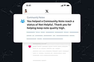 A community note can be marked helpful or not helpful.