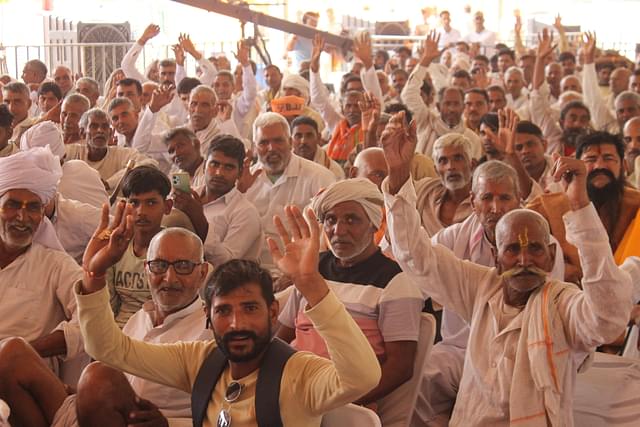 Farmers in Mathura are happy about the RLD and BJP alliance.  (Image credit: Sumati Mehrishi)