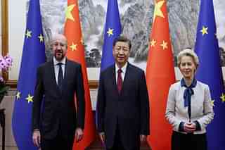 Chinese President Xi Jinping With  President of the European Commission, Ursula von der Leyen