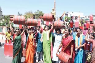 The number of active domestic LPG consumers has surged from 14.52 crore in April 2014 to 31.36 crore as of March 2023. (Star of Mysore)