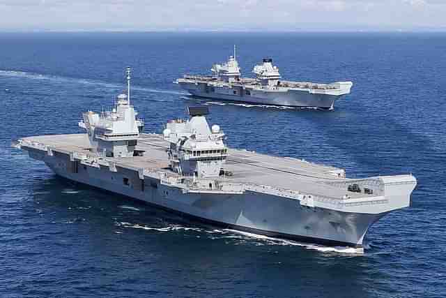 HMS Prince of Wales and HMS Queen Elizabeth