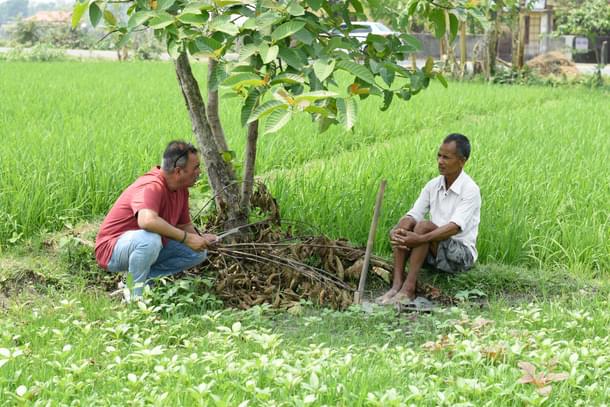 Kiran Saiba speaking to Swarajya (Image credit: Sayan Sarkar)