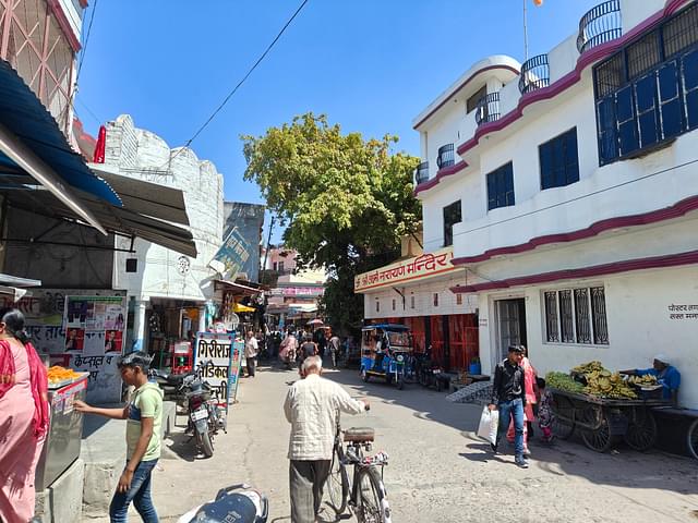 The local market in Puranpur, about an hour's drive from Pilibhit city.