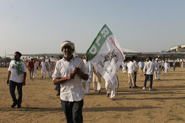 RLD supporters in Meerut ((Image credit: Sumati Mehrishi)