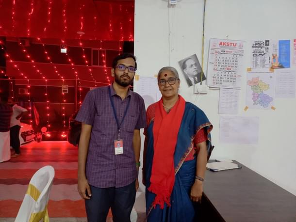 Rajesh with Annie Raja