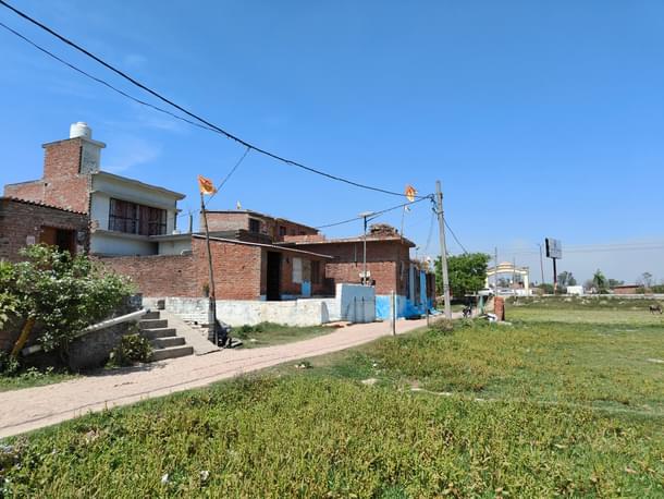 A few Hindu homes in a Muslim-dominated locality in Gajraula, Pilibhit.