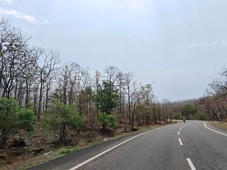 The highway to Nagpur from Chhindwara.