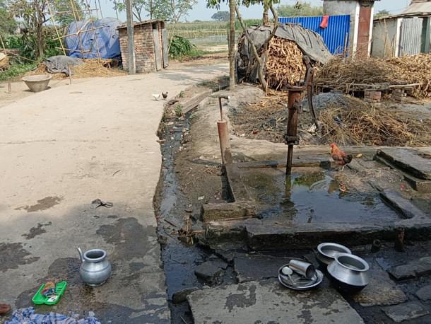 Dirty water due to poor drainage muddies clean one. (Image credit: Abhishek Kumar)