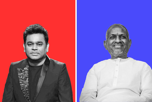 Ilaiyaraaja (right) and A R Rahman (left)