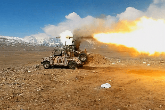 Indian Army's ATGM training exercise in Sikkim
