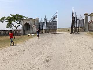 Gate of stalled campus of AMU. (Image credit: Abhishek Kumar)