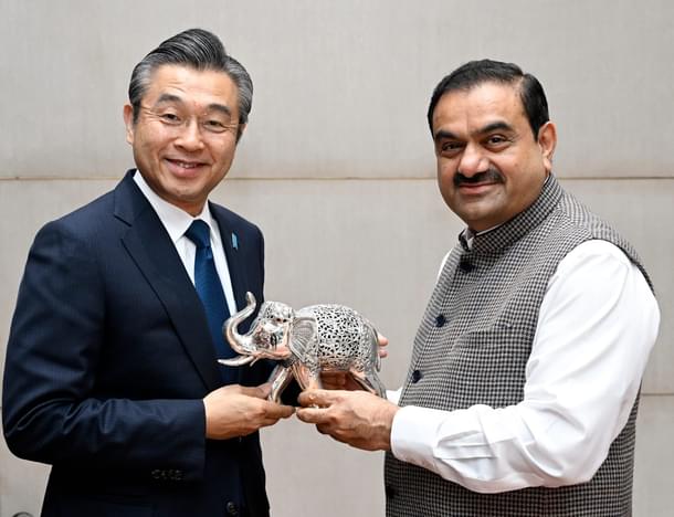 Gautam Adani with Amb Hiroshi Suzuki of Japan.