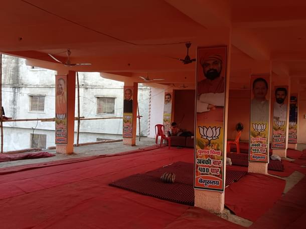 Every coalition partner's poster is there