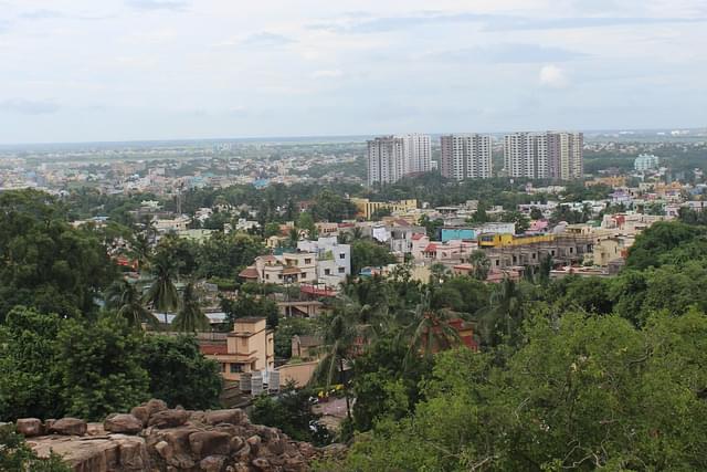 Bhubaneswar skyline from Khandagiri hill. (Sailesh Patnaik/Wikipedia)