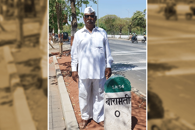 Baban Pawar (62), a voter from the Baramati Lok Sabha Constituency does not appreciate NCP chief Ajit Pawar seizing control of the party from its founder Sharad Pawar.