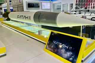 Pakistan's Fatah-II guided rocket displayed at Global Industrial & Defence Solutions (GIDS). (X/ @Defense_Talks)
