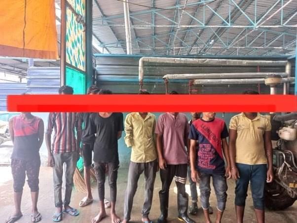 Rescued children.