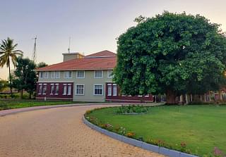The administrative building of the ADT run and Union Government funded Krushi Vigyan Kendra, Malegaon Khurd, Baramati.